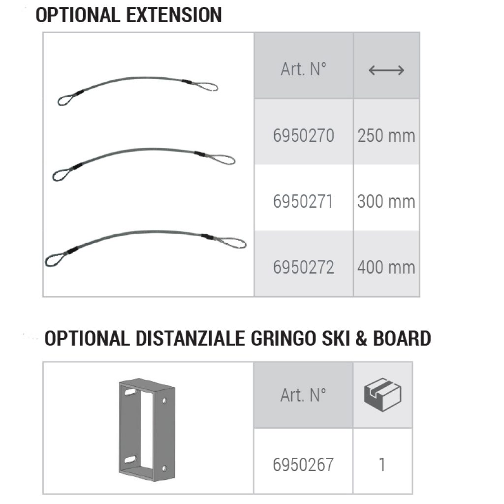 Gringo Ski und Board für Reserverad – Bild 3